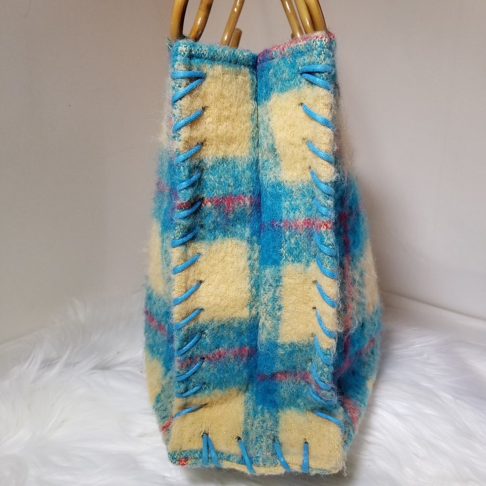 Samantha Thavasa Purse Authentic Plaid Handbag - Picture 2 of 8